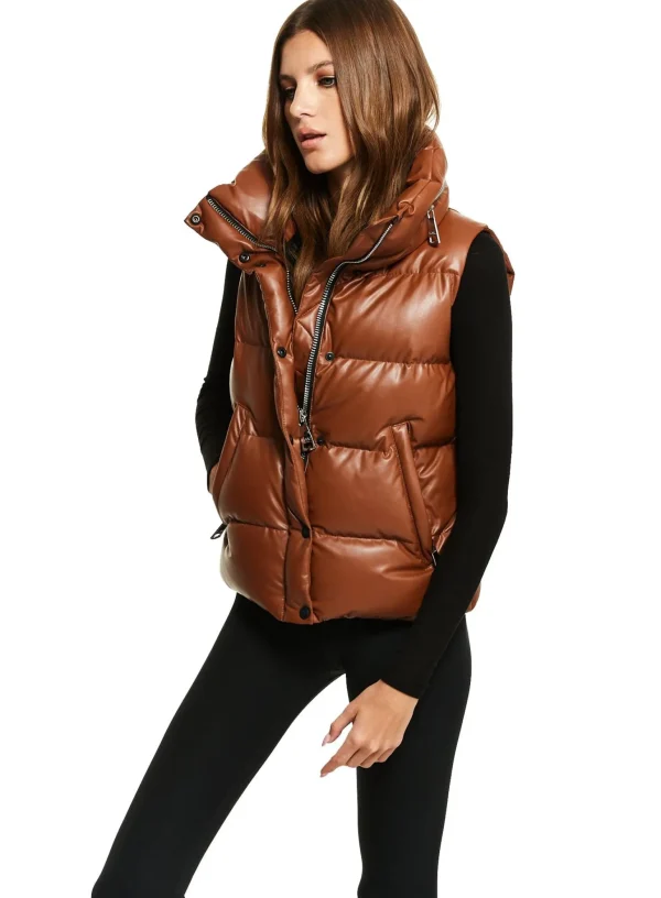 Vegan Leather Tracey Vest