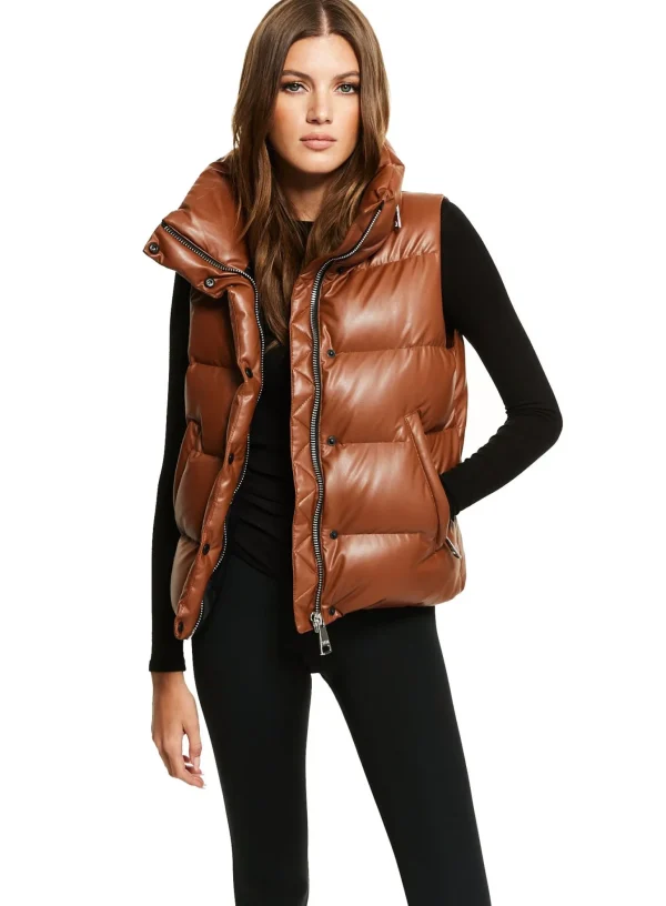 Vegan Leather Tracey Vest