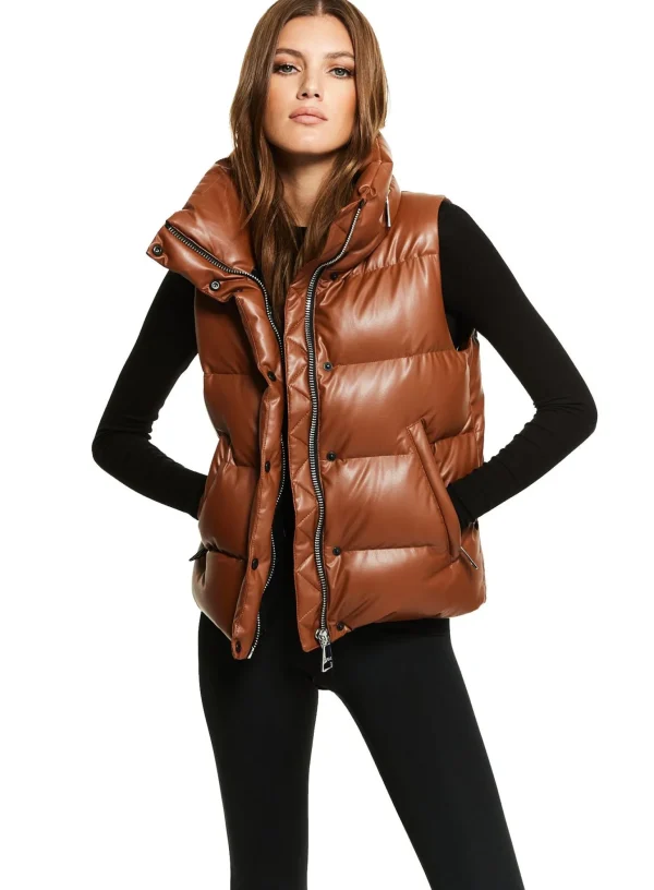 Vegan Leather Tracey Vest