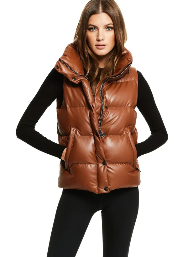 Vegan Leather Tracey Vest